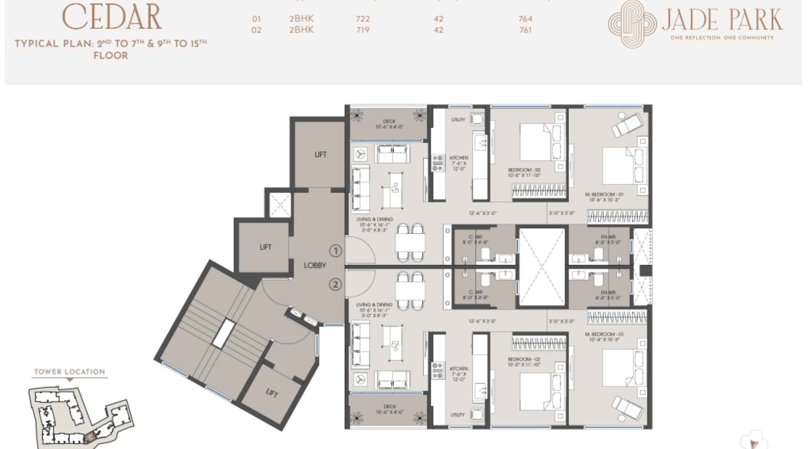 MICL-Jade-Park-Floor-Plan-Cedar-2-BHK-764-761-Sqft